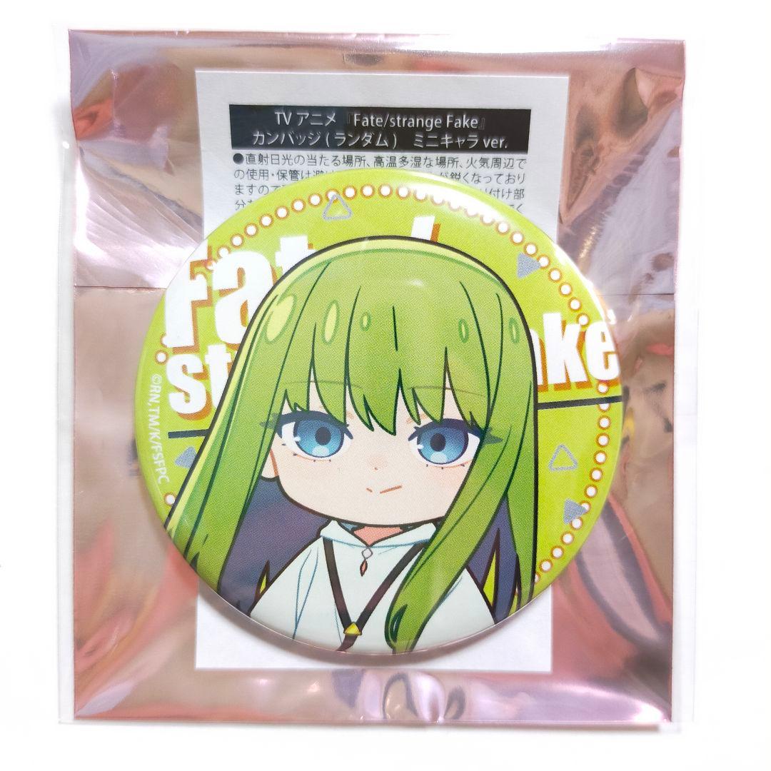 Fate strange Fake cafe ランサー アクスタ 缶バッジ