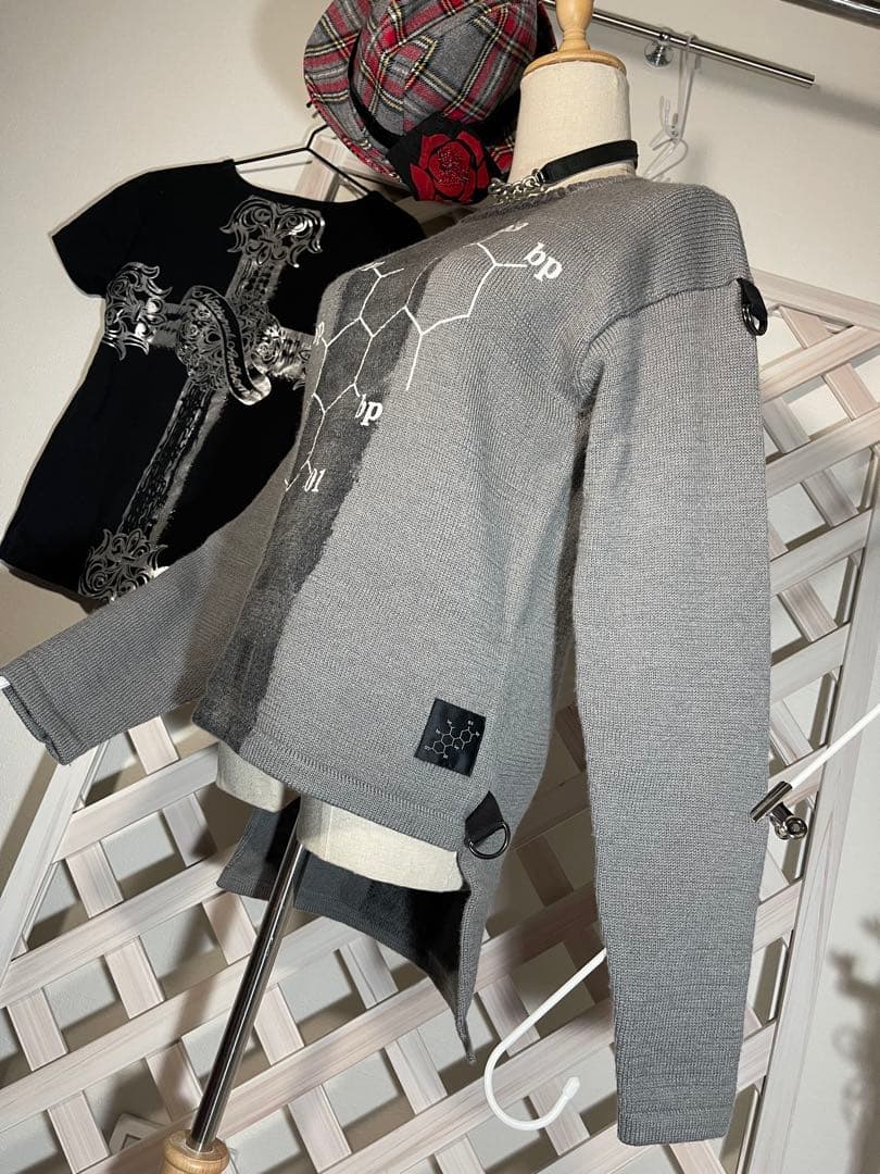 ⭐︎ bio-politics ⭐︎ ニット　美品　90's