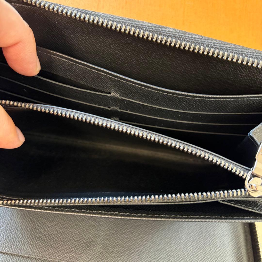 ルイ・ヴィトン　長財布　エクリプス　LV ラウンドファスナー