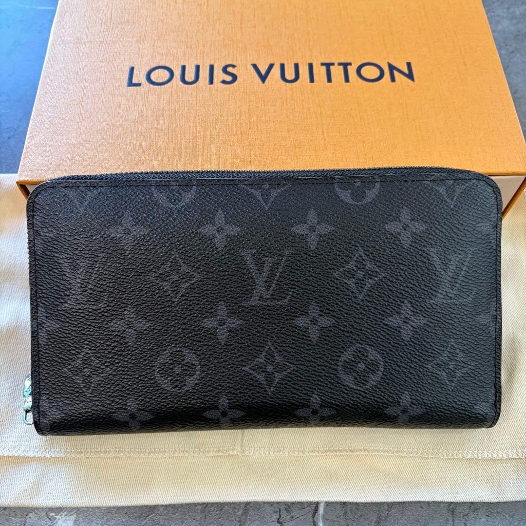 ルイ・ヴィトン　長財布　エクリプス　LV ラウンドファスナー