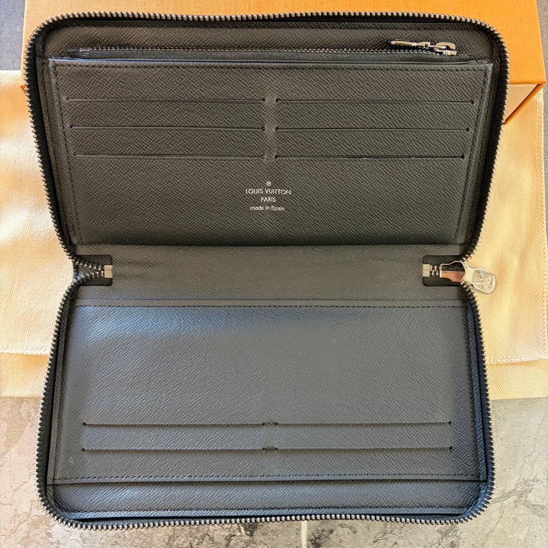 ルイ・ヴィトン　長財布　エクリプス　LV ラウンドファスナー