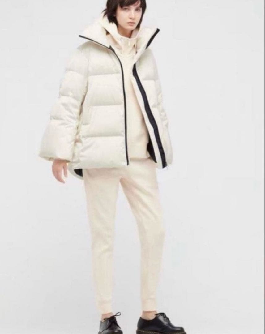 UNIQLO ユニクロ +J アイボリー ダウンジャケット 復刻最新版