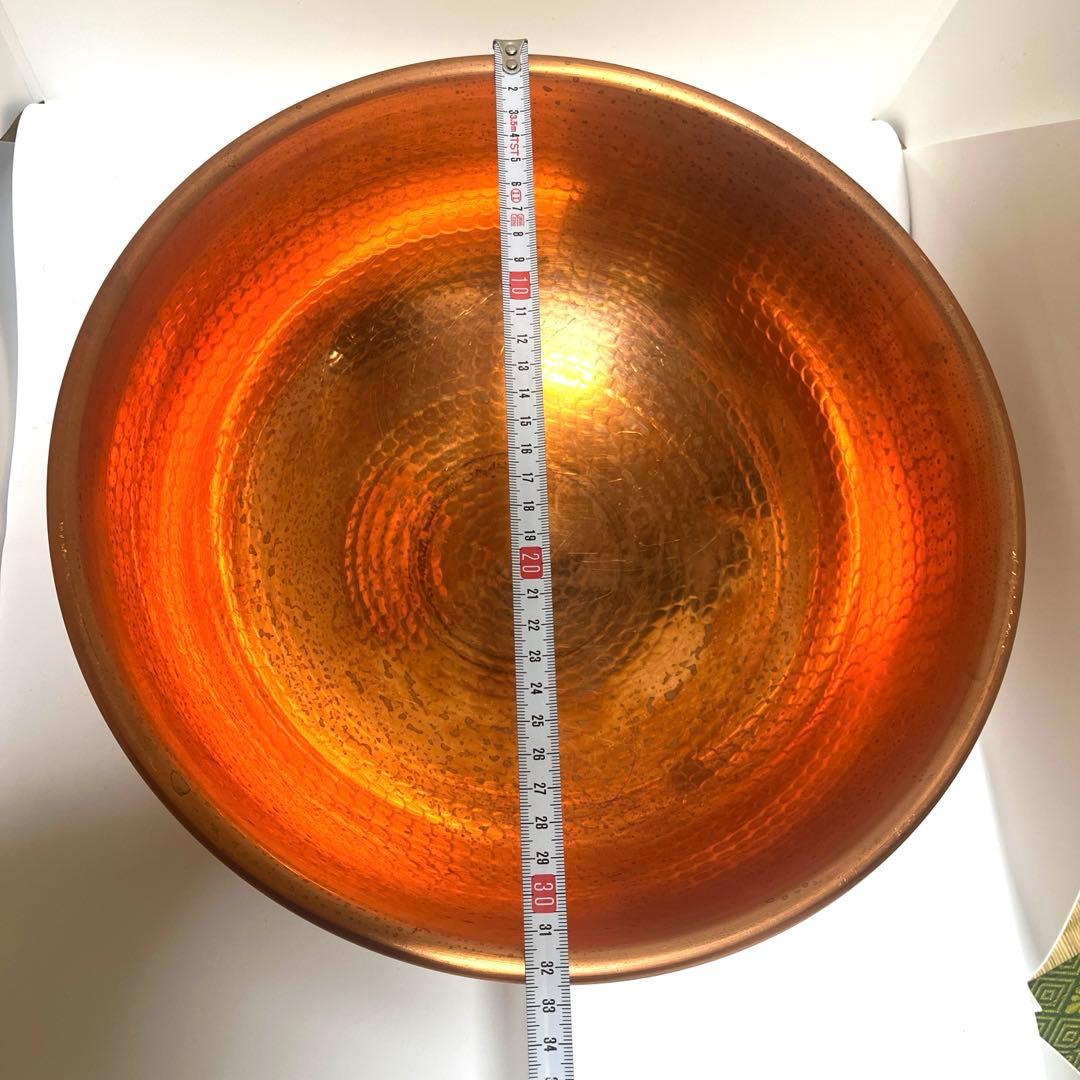 【美品】銅鍋　さわり鍋　約33cm 業務用　餡子作り　カスタード作り