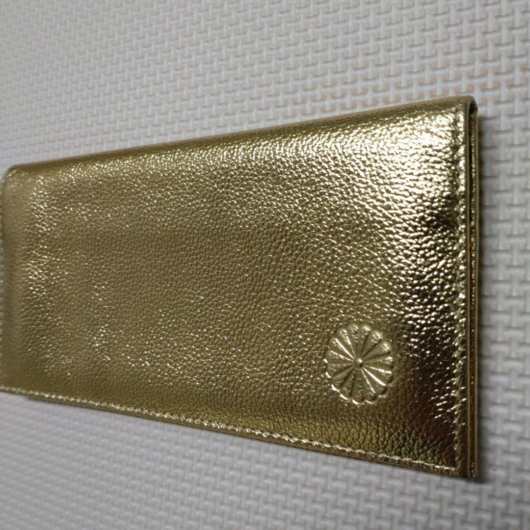 最安値‼️皇居長財布、小銭入れ2点セット‼️大人気のゴールド‼️