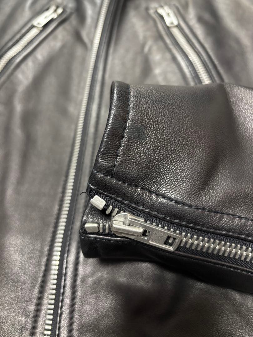 【値下げ】Maison Margiela 19AW ハの字 ライダース 黒 48