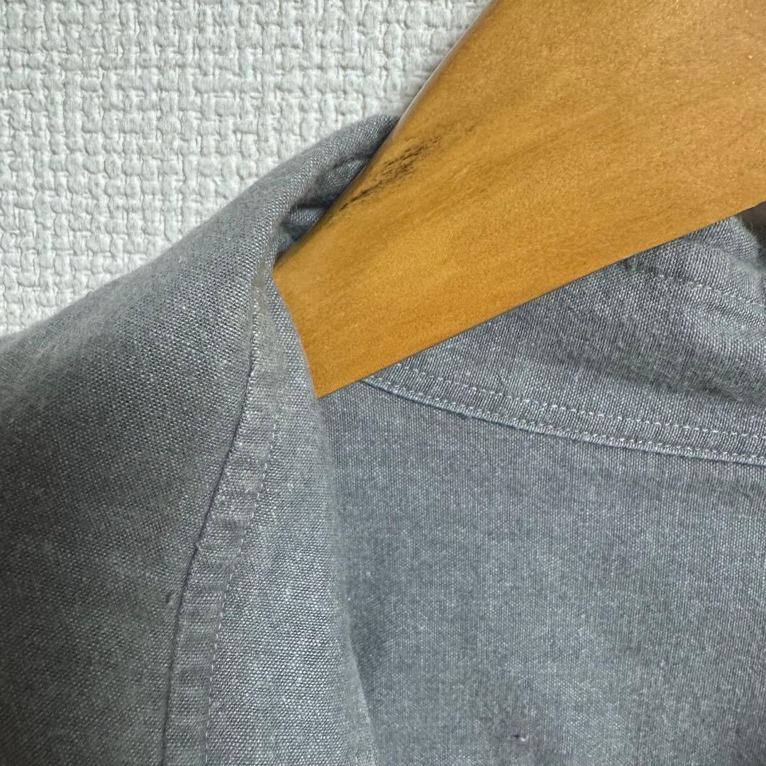 【人気】Porter Classic WIDE POCKET SHIRT グレー