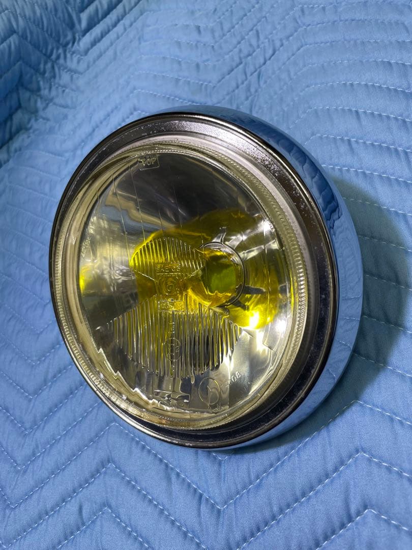 本物CIBIE CB400F 凹みシビエヘッドライト 当時物 希少 ヨンフォア