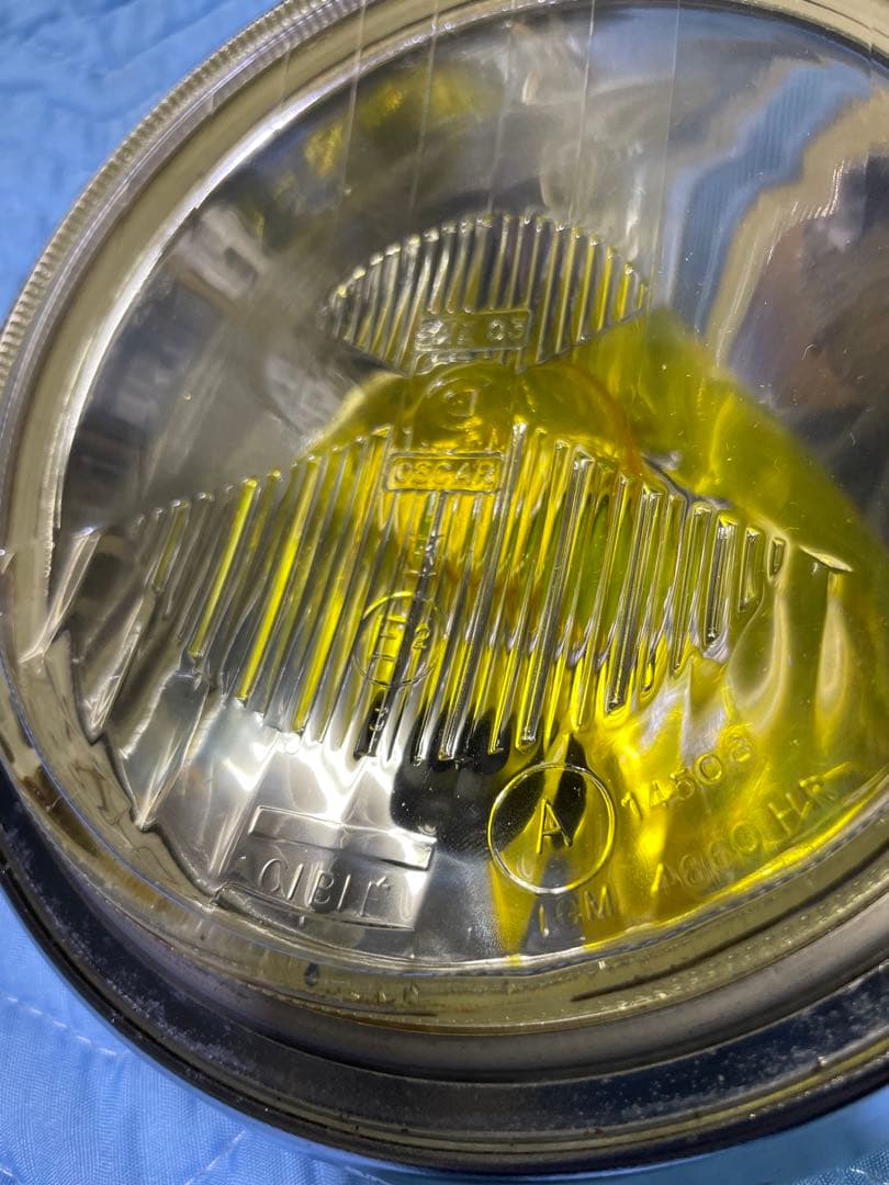 本物CIBIE CB400F 凹みシビエヘッドライト 当時物 希少 ヨンフォア