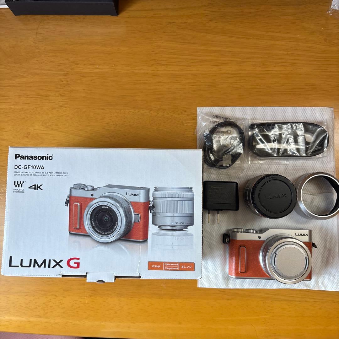 ★美品★LUMIX(型番：DC-GF10WA-D)★ ミラーレス一眼カメラ★