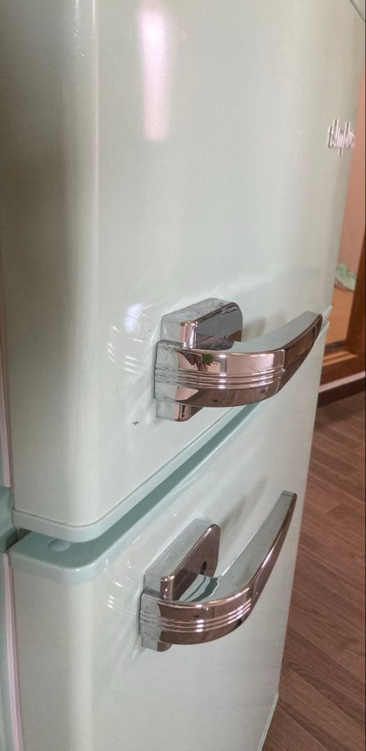 simplus ミントグリーン 2ドア冷蔵庫　85ℓ レトロ　最終値下げ