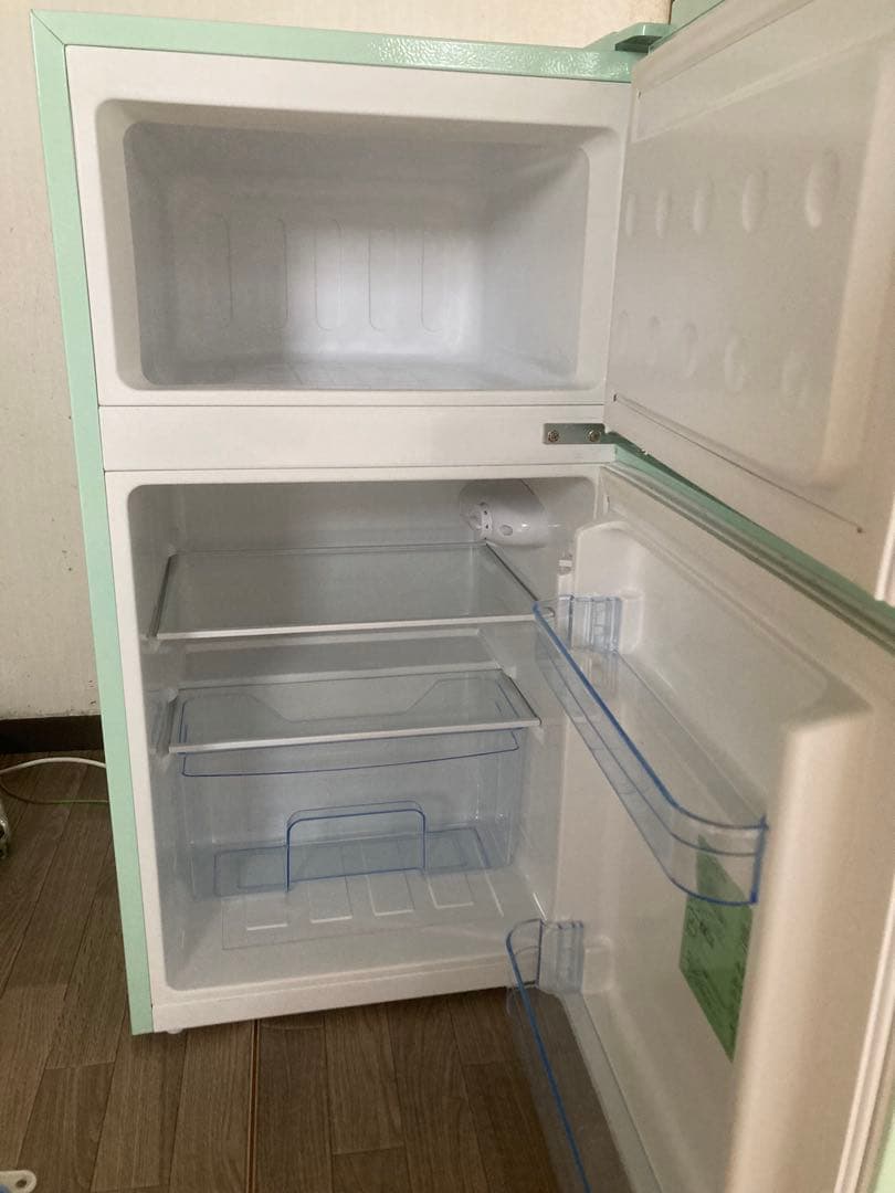 simplus ミントグリーン 2ドア冷蔵庫　85ℓ レトロ　最終値下げ