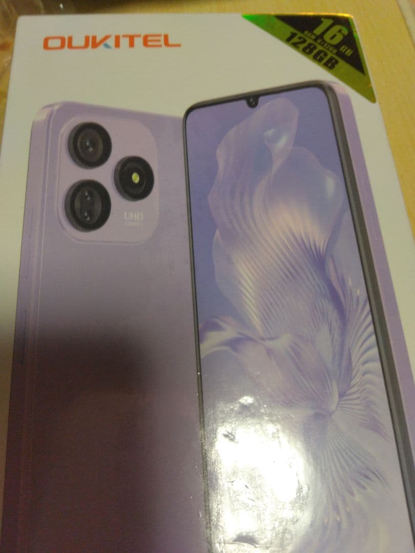 OUKITEL C51 128GB 16GB RAM スマートフォン　ブルー