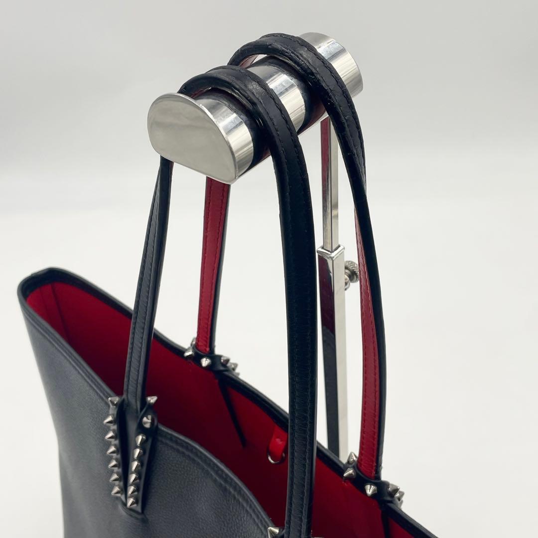 クリスチャン ルブタン カバタ トートバッグ 肩掛け ポーチ付 A4可 ブラック