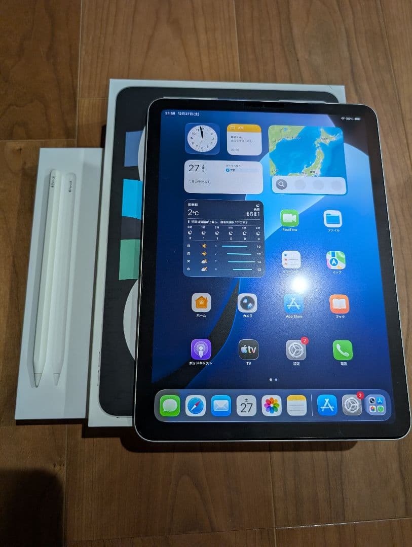 【美品】iPad Air 4 64GB + Apple Pencil 2 セット