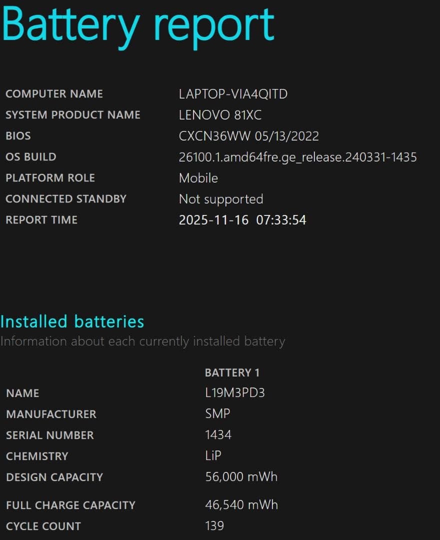 Lenovo IdeaPad S540-13API ノートPC 大きな傷あり