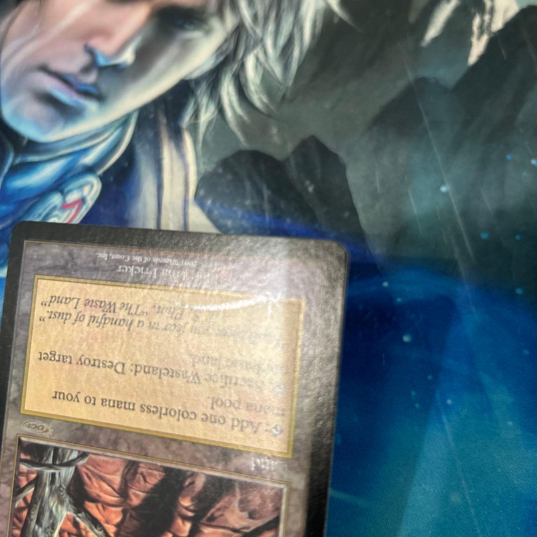 mtg 旧枠 初版 foil 不毛の大地/Wasteland 英語 en その1