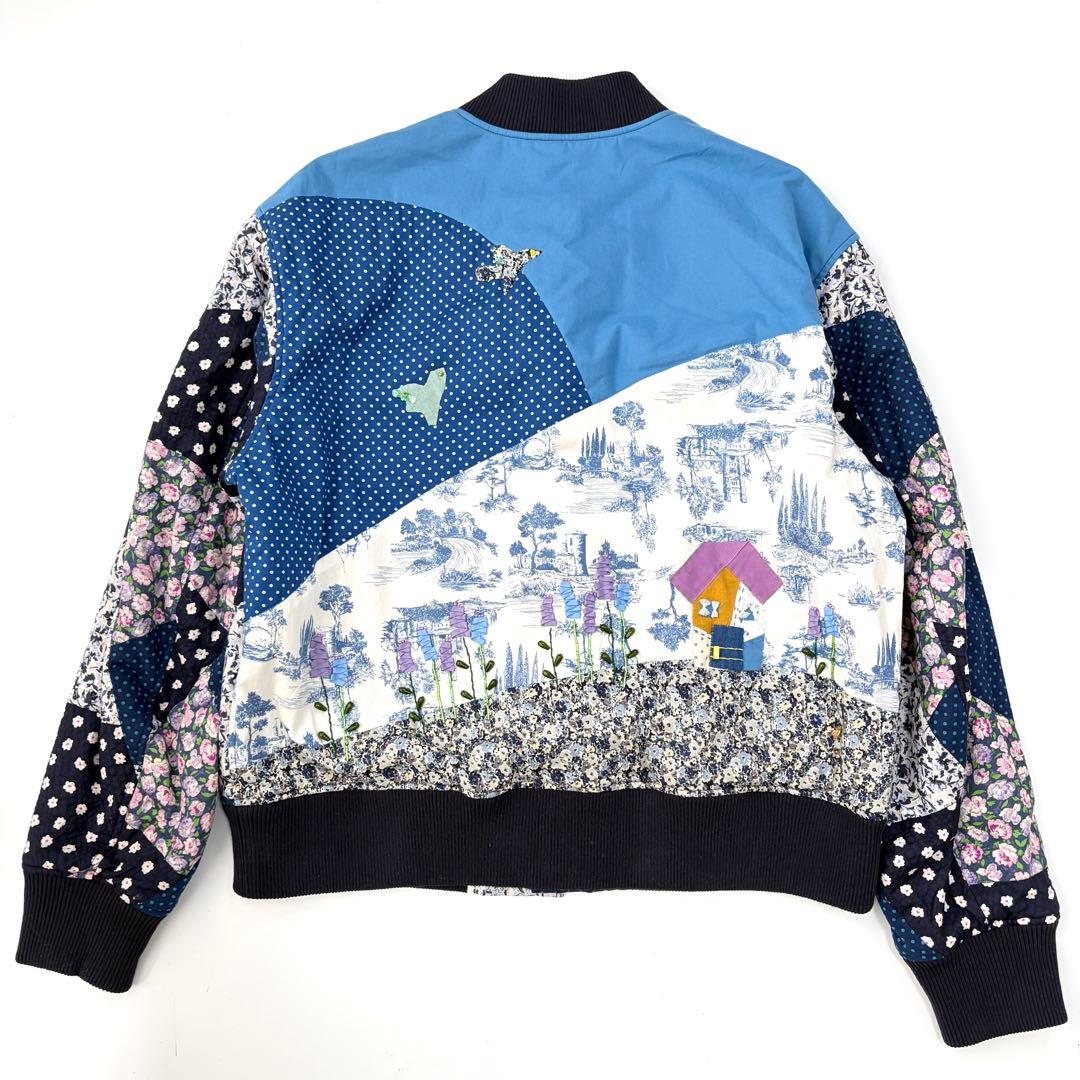 【新品タグ付】MUVEIL ミュベール パッチワークブルゾン ジャケット　40