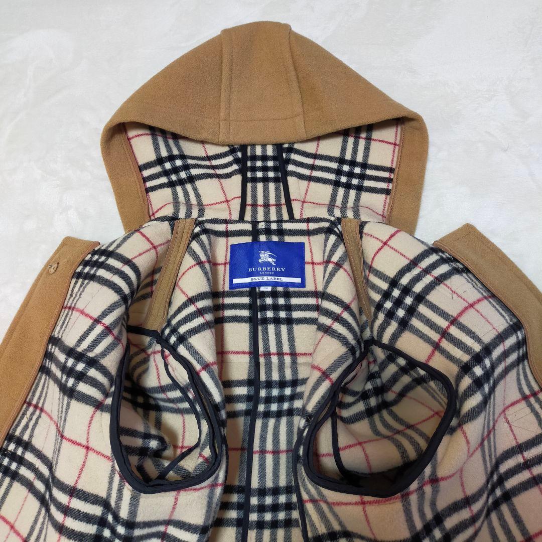美品　BURBERRY　ノバチェック　ダッフルコート　38サイズ