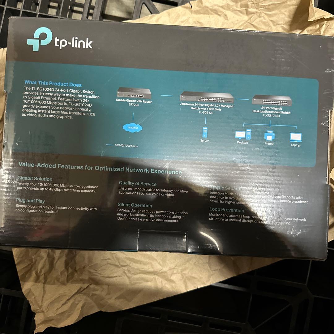 TP-Link Giga対応 TL-SG1024D