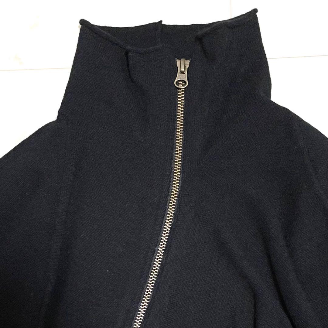 クリーニング済✨ヨーガンレール✨アシメントリートップス ウール100 黒 M