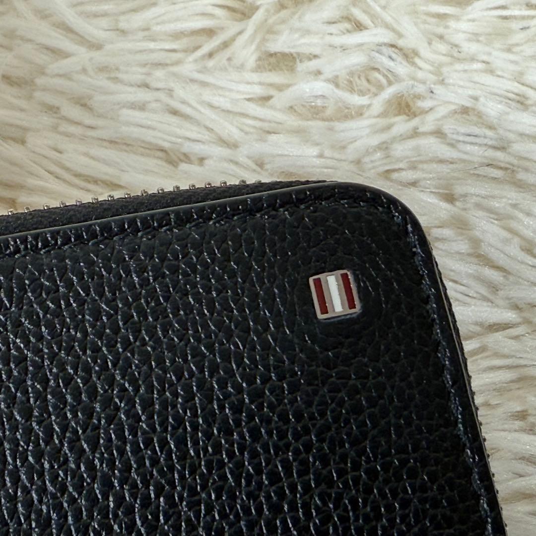 バリー BALLY GRAYLON ラウンドファスナー長財布 リストレット付き