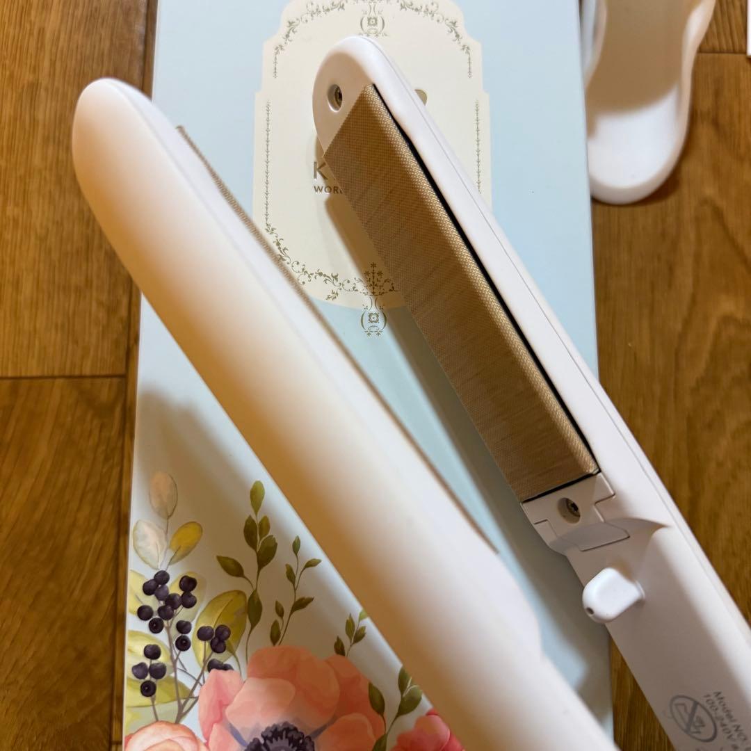 【11/30発送可】KINUJO W 絹女 海外 ヘアアイロン ストレート