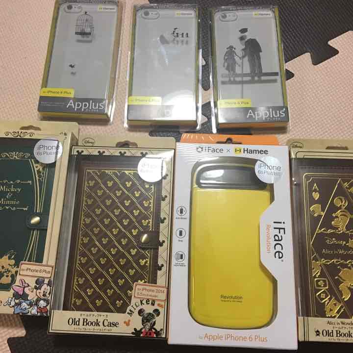 iPhone6+/iPhone6s+のケース7点セート