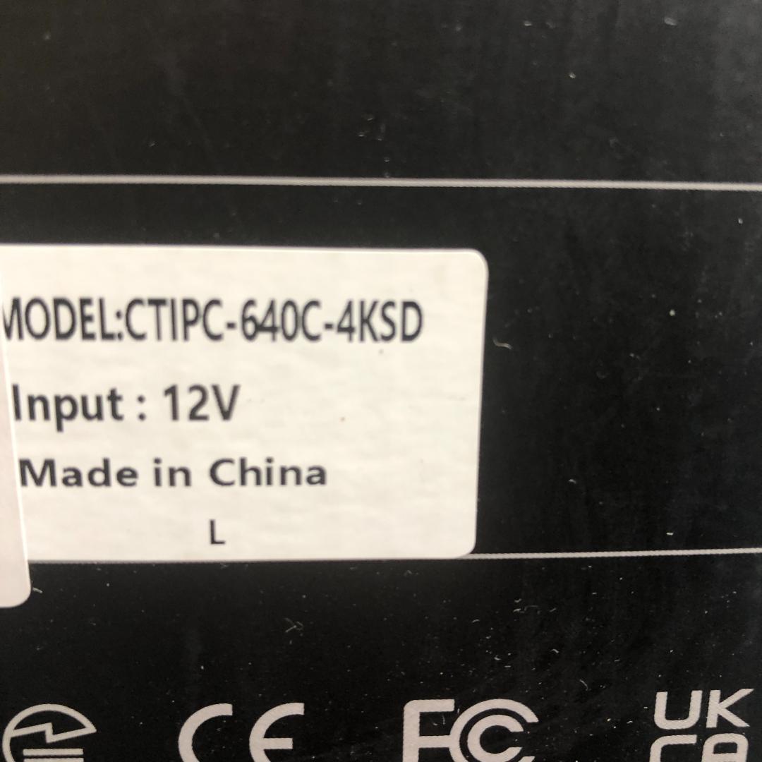 Ctronics 4k 防犯カメラ 屋外 ハイブリッドズーム/Y32357-K1