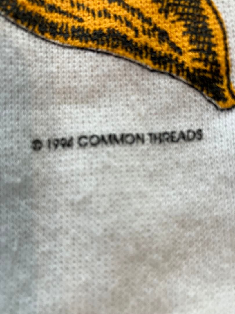 【極美品】1994年製 ひまわりデザイン スウェット DELTA社 USA