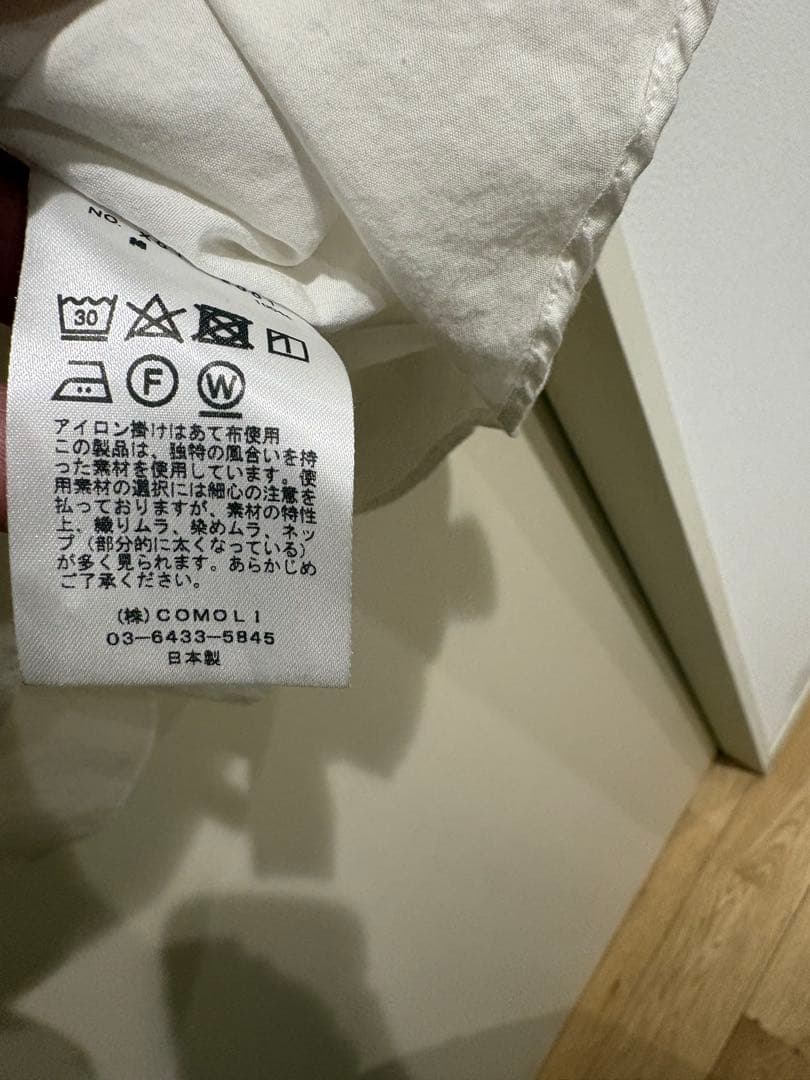 コモリシャツ　ホワイト　3