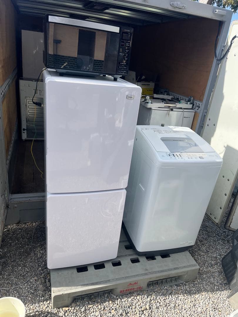 格安　冷蔵庫・洗濯機・レンジ3点セット
