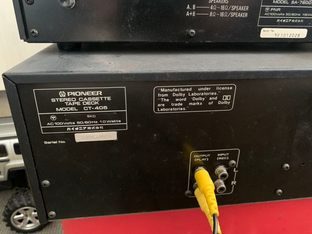 [少希]PIONEER システムCT-405 SA-7600Ⅱ TX-7800Ⅱ