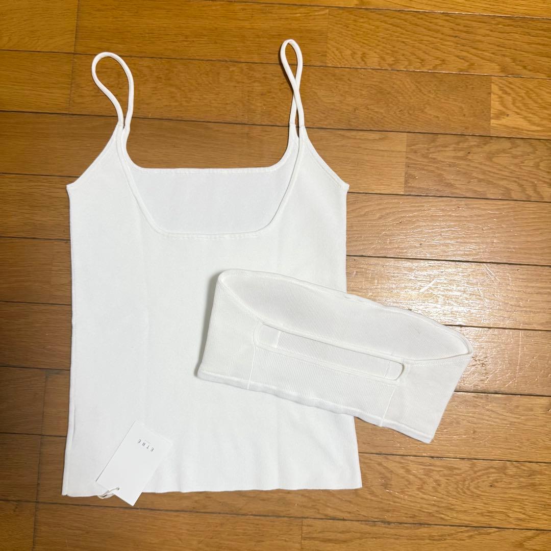 ちーたん様【新品】etre tokyo バンドゥセットニットキャミソール