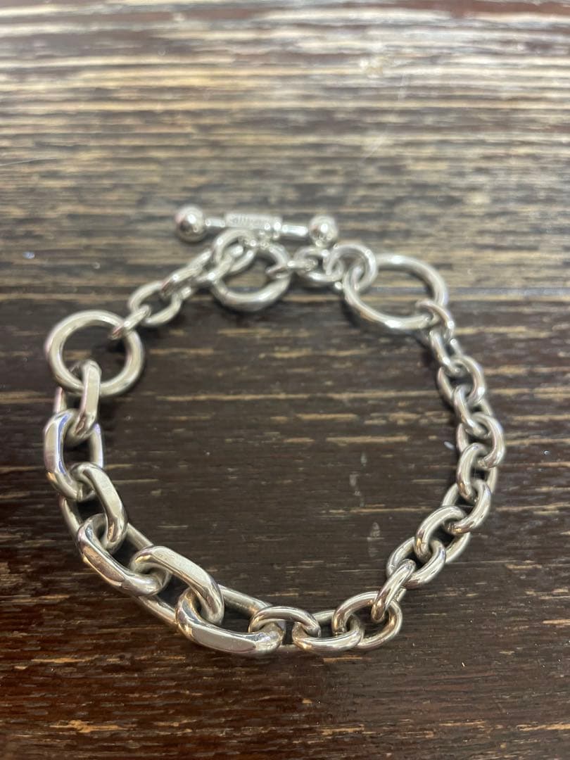 レア極美品　buff ブレスレット　アンカー　チェーン　メンズ　925 シルバー