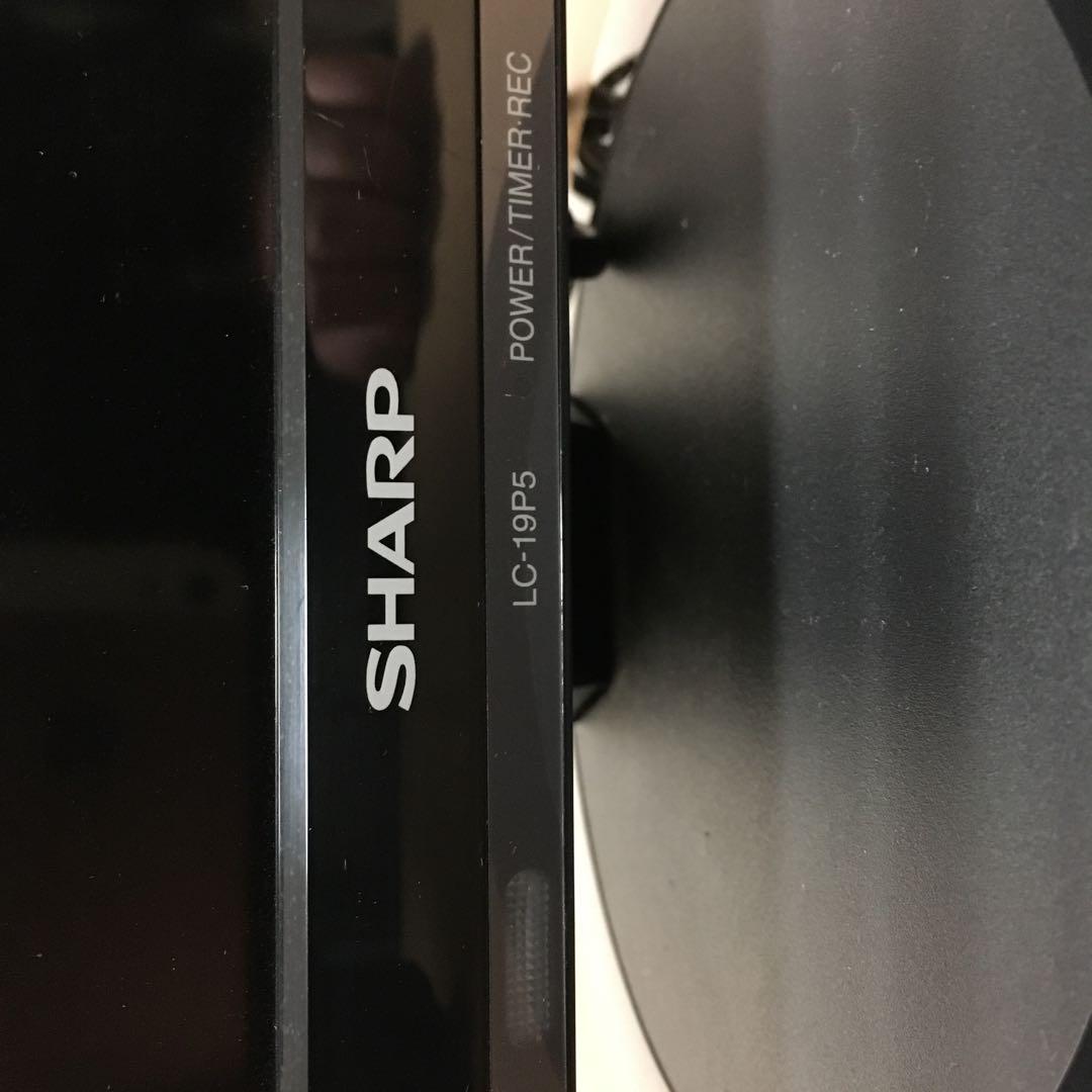 SHARP AQUOS 液晶テレビ　LC-19P5 2018年製　19インチ
