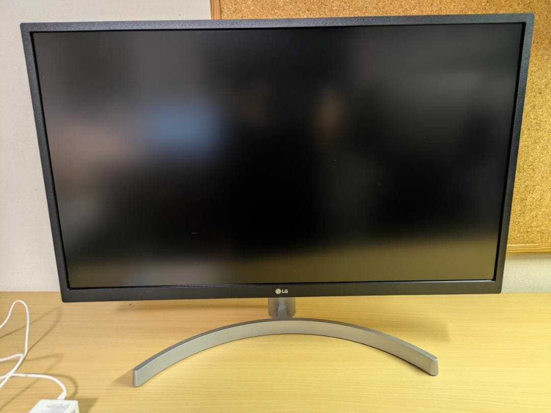 投入時間63 LG 4K IPS 27インチ モニター 27UL500-W