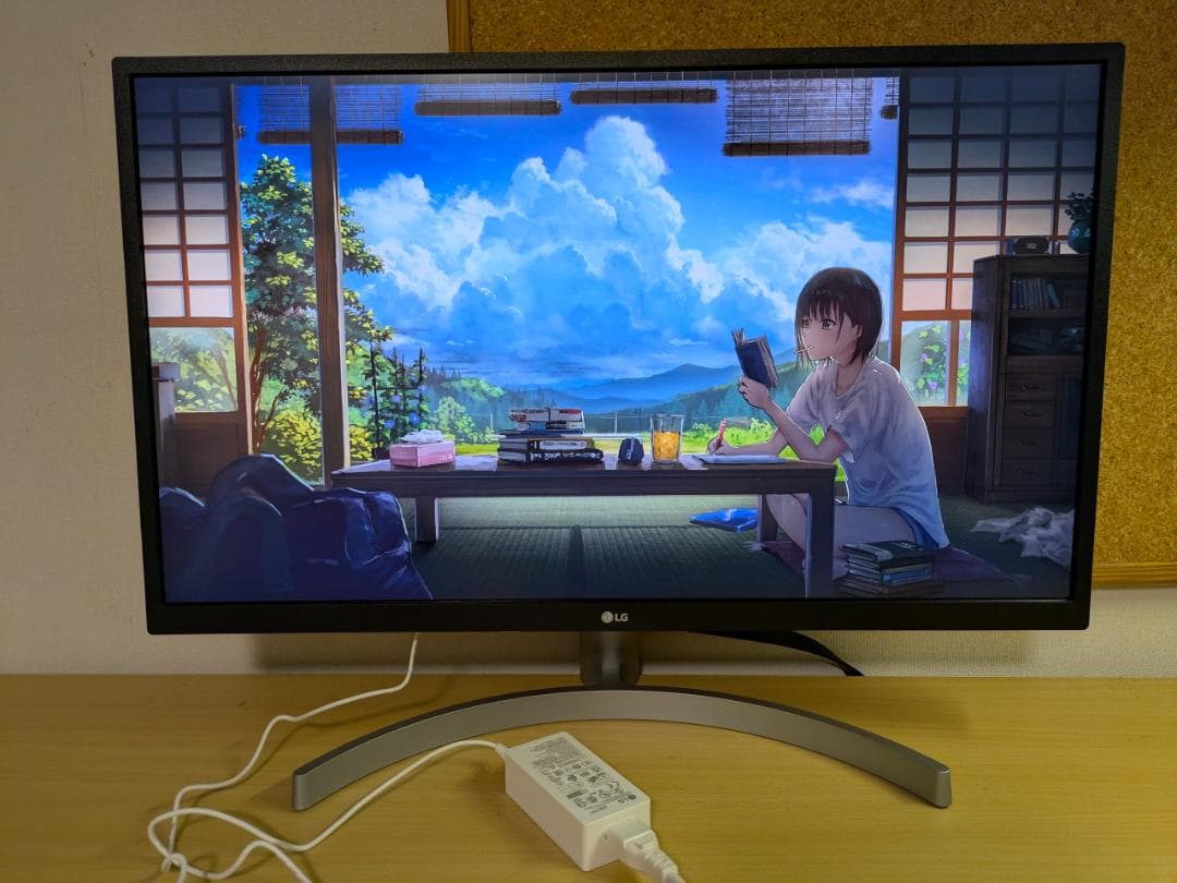 投入時間63 LG 4K IPS 27インチ モニター 27UL500-W