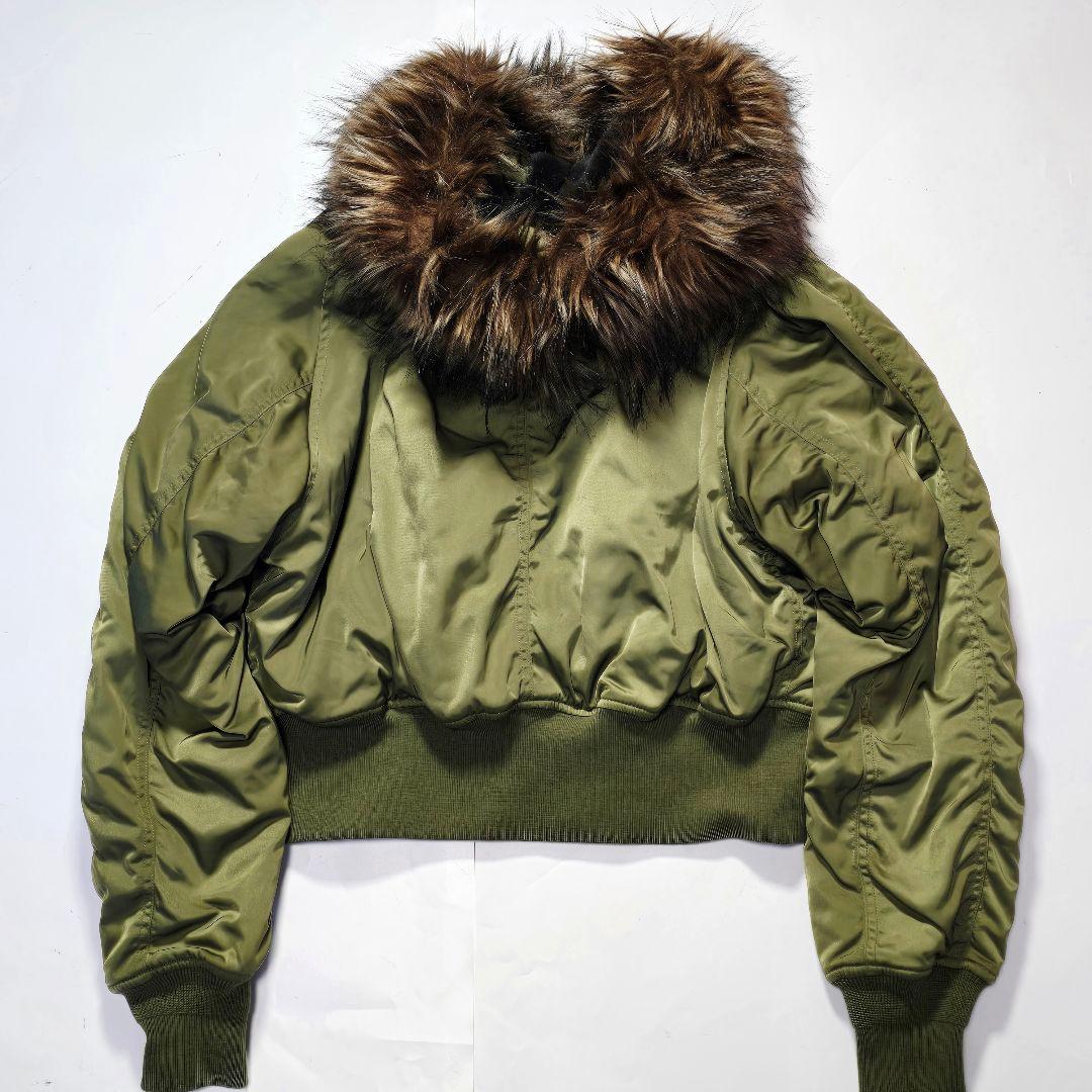 【美品】AZUL BY MOUSSY 短丈　N-2B 平成　Y2K ギャル　M