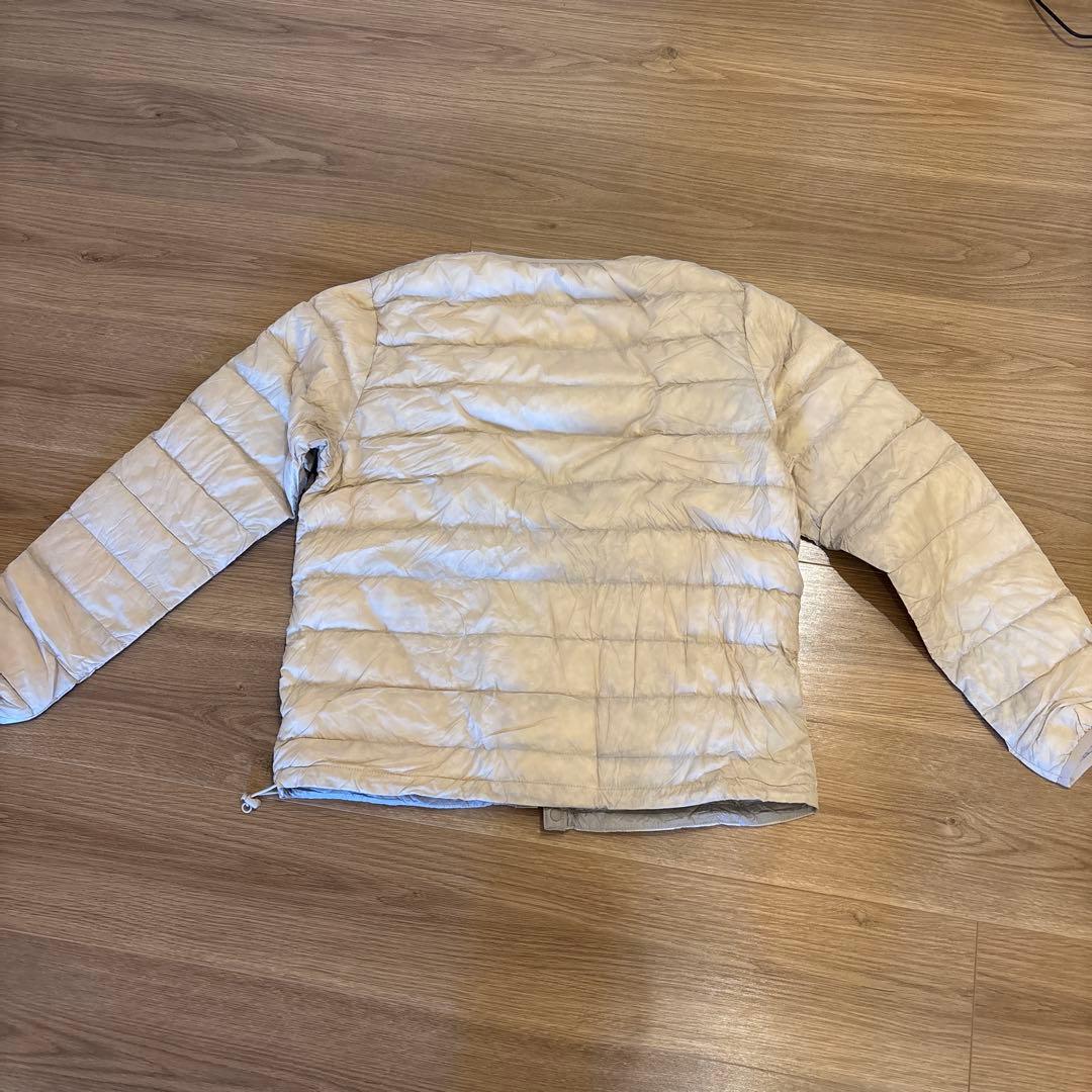 DANTON ベージュ キルティングダウンジャケット