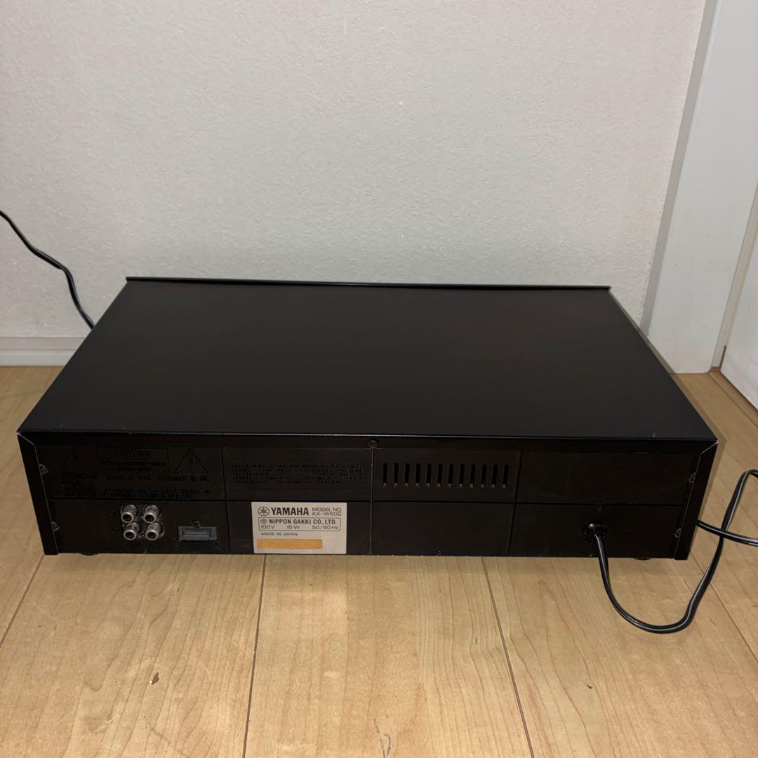 希少・動作品　ヤマハカセットデッキKX-W500　ダブルリバースカセットデッキ