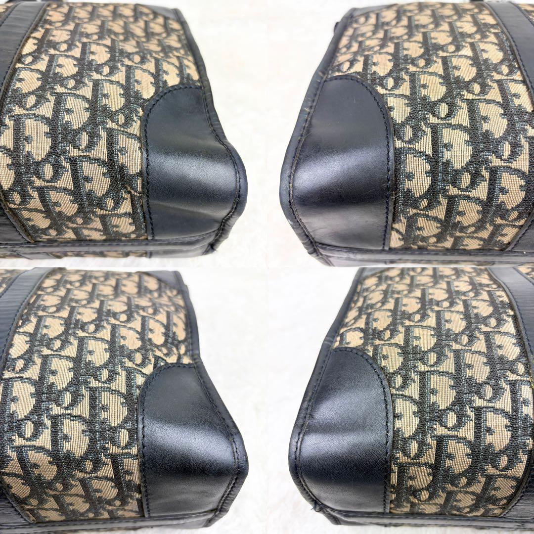 【希少】クリスチャンディオール トロッター ボストンバッグ ネイビー