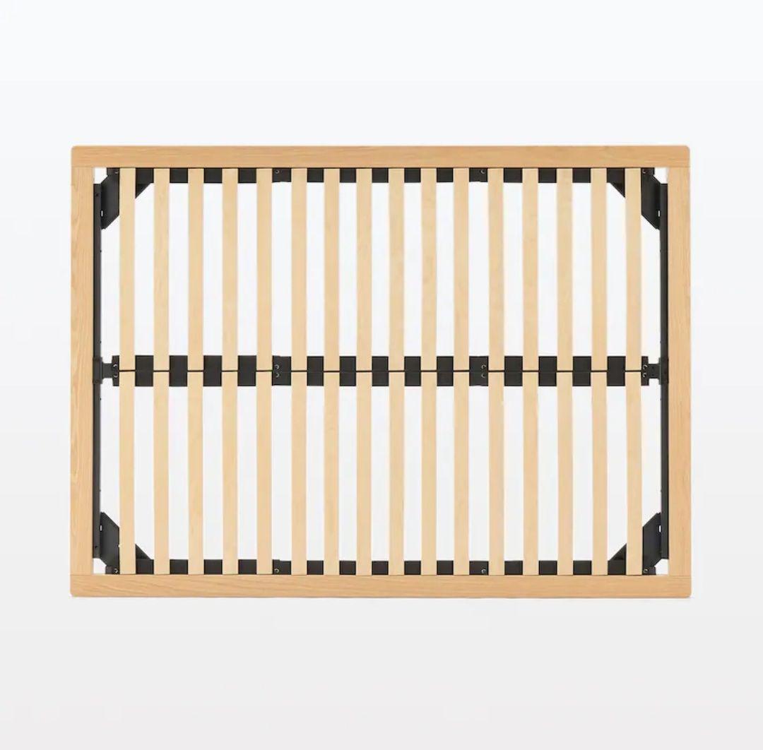 【無印良品】ベッドフレーム　ダブル　オーク材