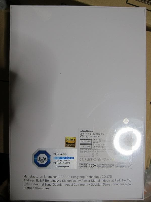 DOOGEE T30 Ultra 11インチタブレット 12+256GB