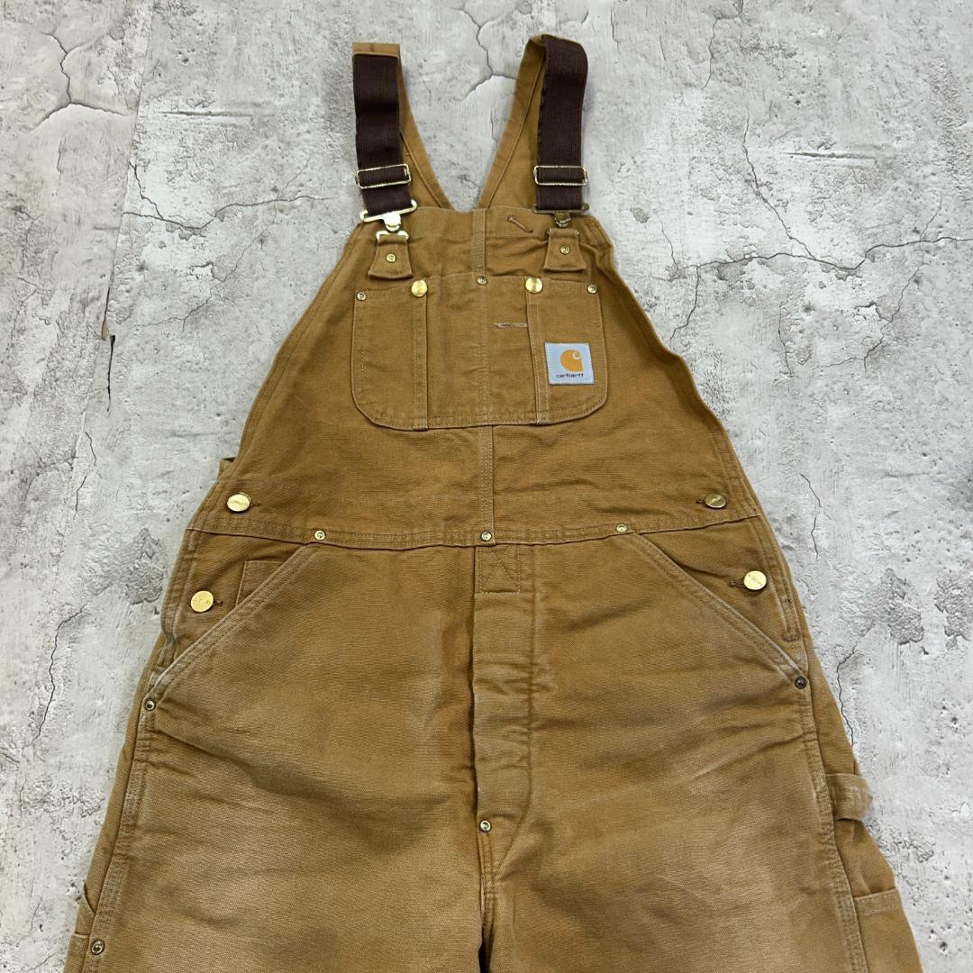e*u様 USA製　カーハート　ダブルニー　オーバーオール　古着　ライトブラウン