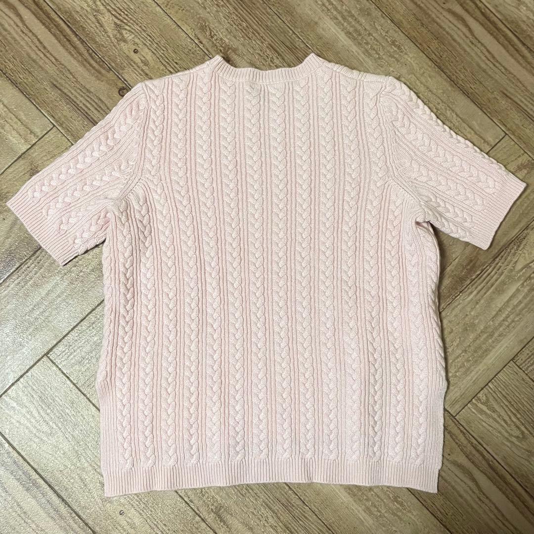 MIU MIU ニット ピンク ケーブル編み カシミヤ