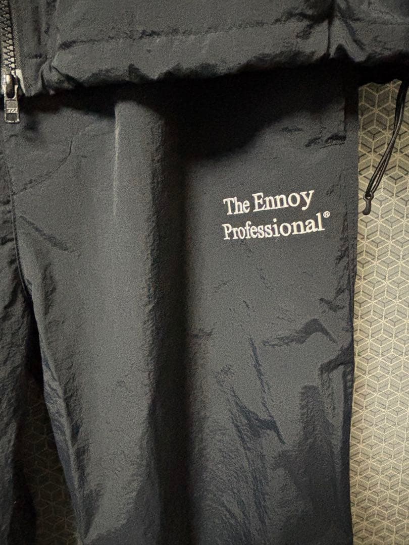 【ennoy/エンノイ】シャカシャカ 2024 セットアップ ブラック×ホワイト