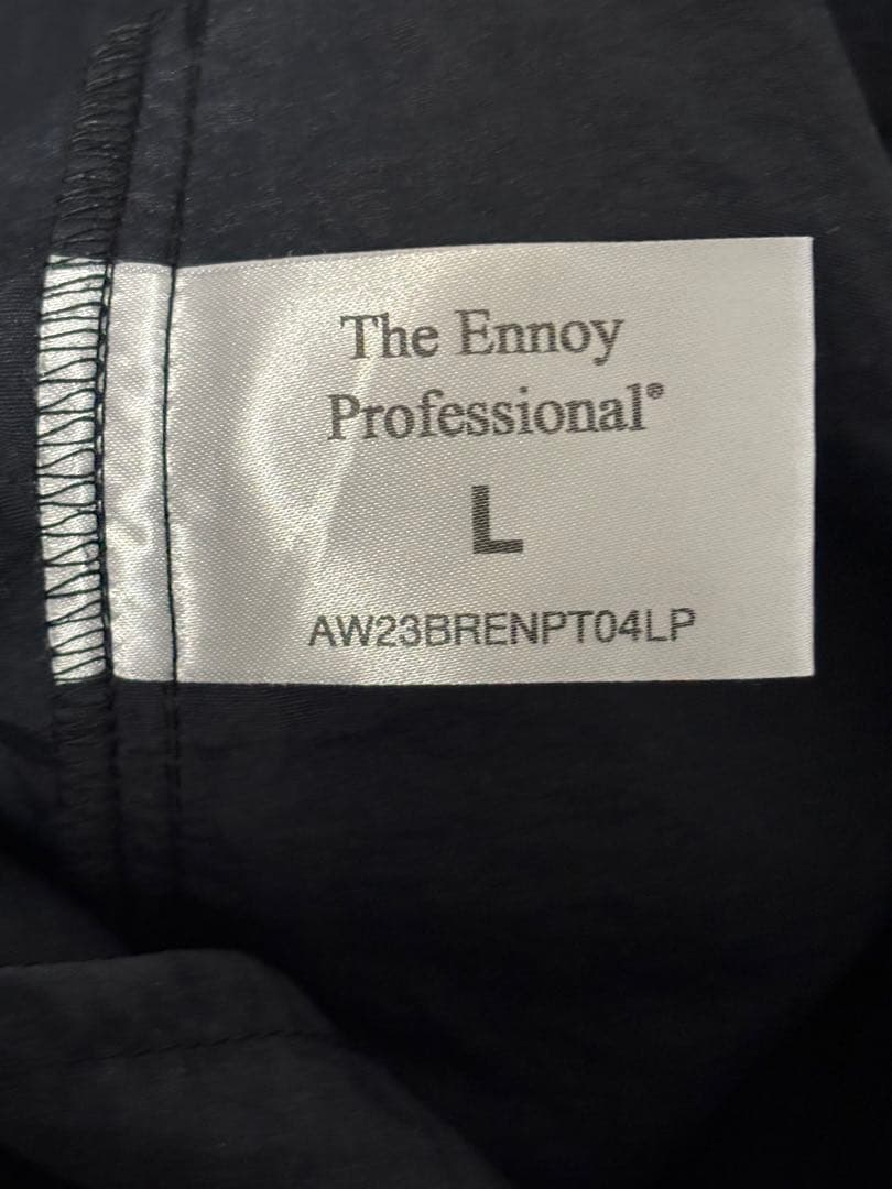 【ennoy/エンノイ】シャカシャカ 2024 セットアップ ブラック×ホワイト