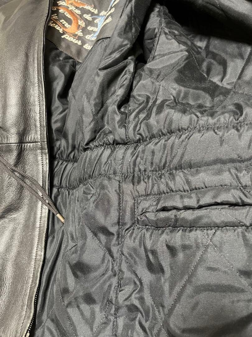 【フランス製】 SERAPHIN レザー モッズコート 50 90's