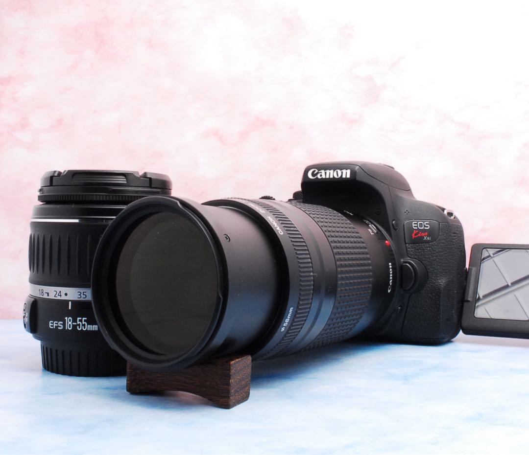 キャノン Canon kiss X9i⭐︎一眼レフカメラ⭐︎超望遠レンズ付