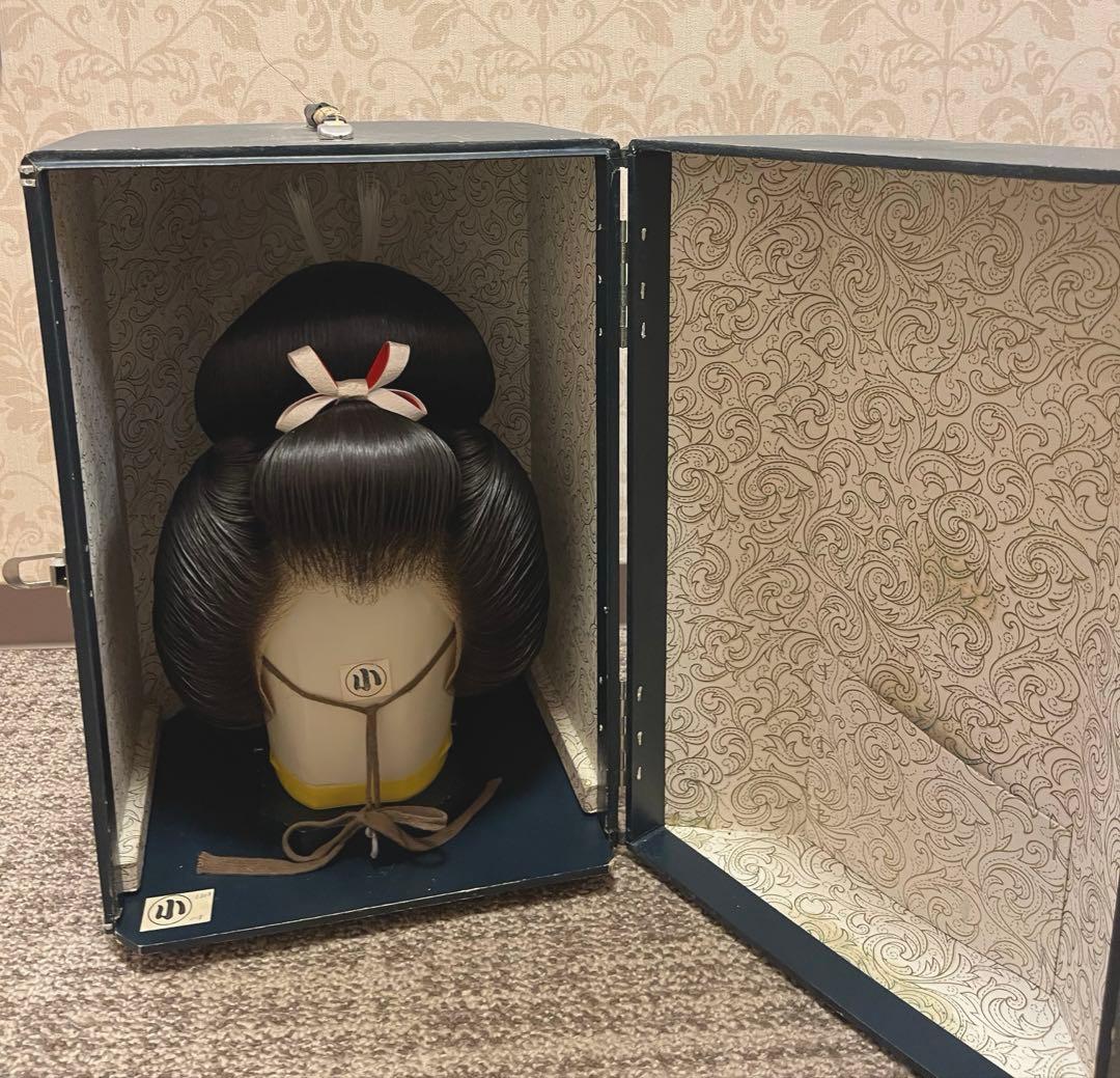 【人毛 日本髪かつら 小サイズ】花嫁和装 婚礼 舞踊 練習用 軽量 平成期